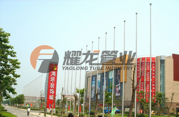 南通市鸿运装饰城屹立57根耀龙不锈钢芭乐APP下载网址进入IOS免费